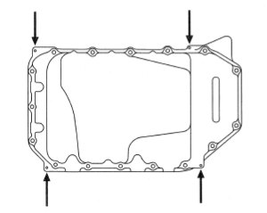 Oil pan removeal
